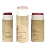 Lip + Highlighter + Blush Set from River Organics