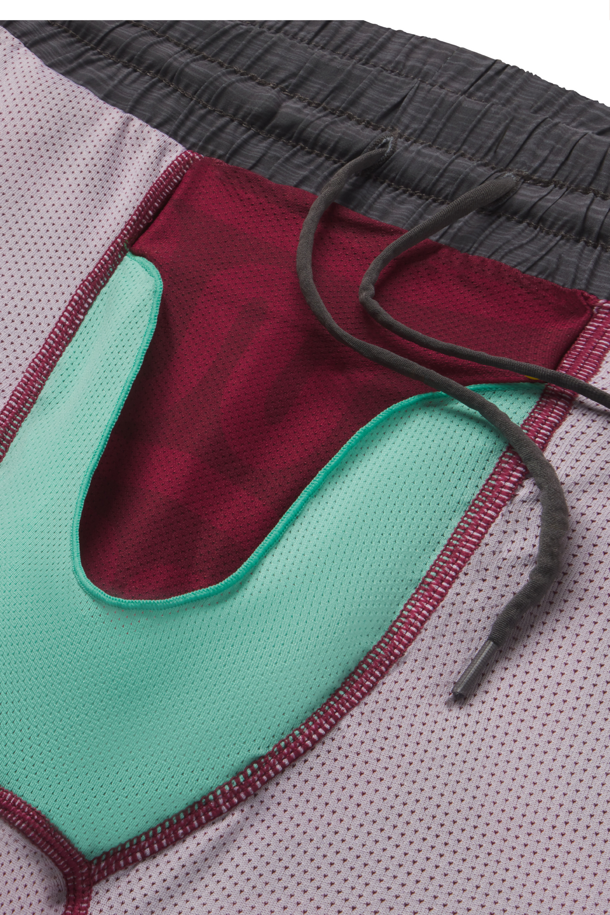 The Finish Line | Grey and Red Ball Hammock® 7 Inch Athletic Shorts from Shinesty