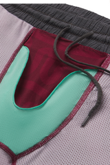 The Finish Line | Grey and Red Ball Hammock® 7 Inch Athletic Shorts from Shinesty