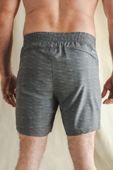 The Finish Line | Grey and Red Ball Hammock® 7 Inch Athletic Shorts from Shinesty