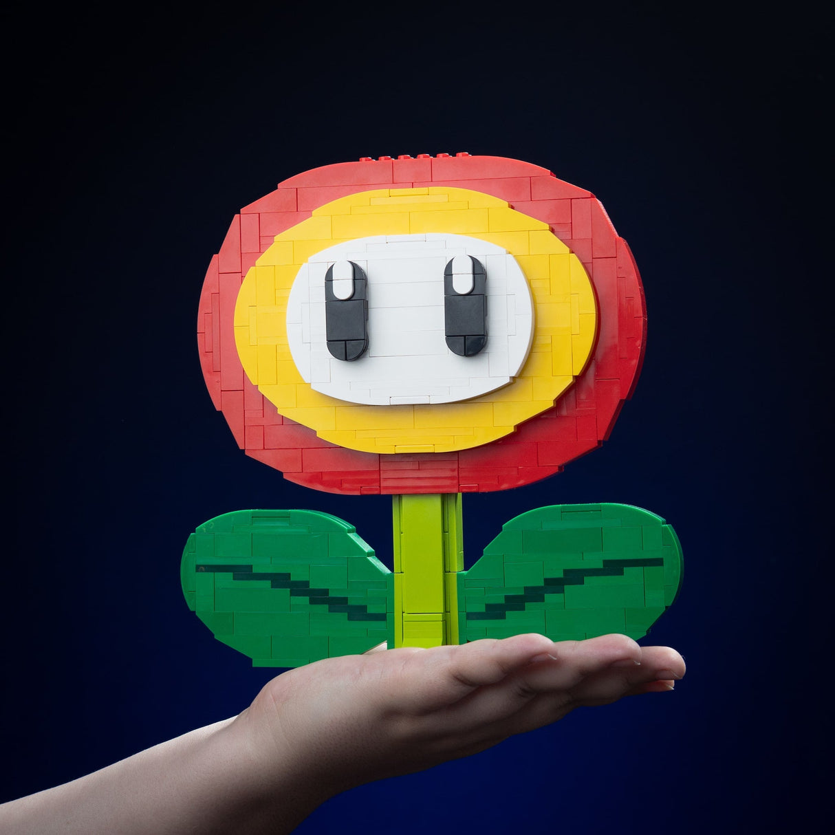 Life-Sized Fire Flower from Bricker Builds