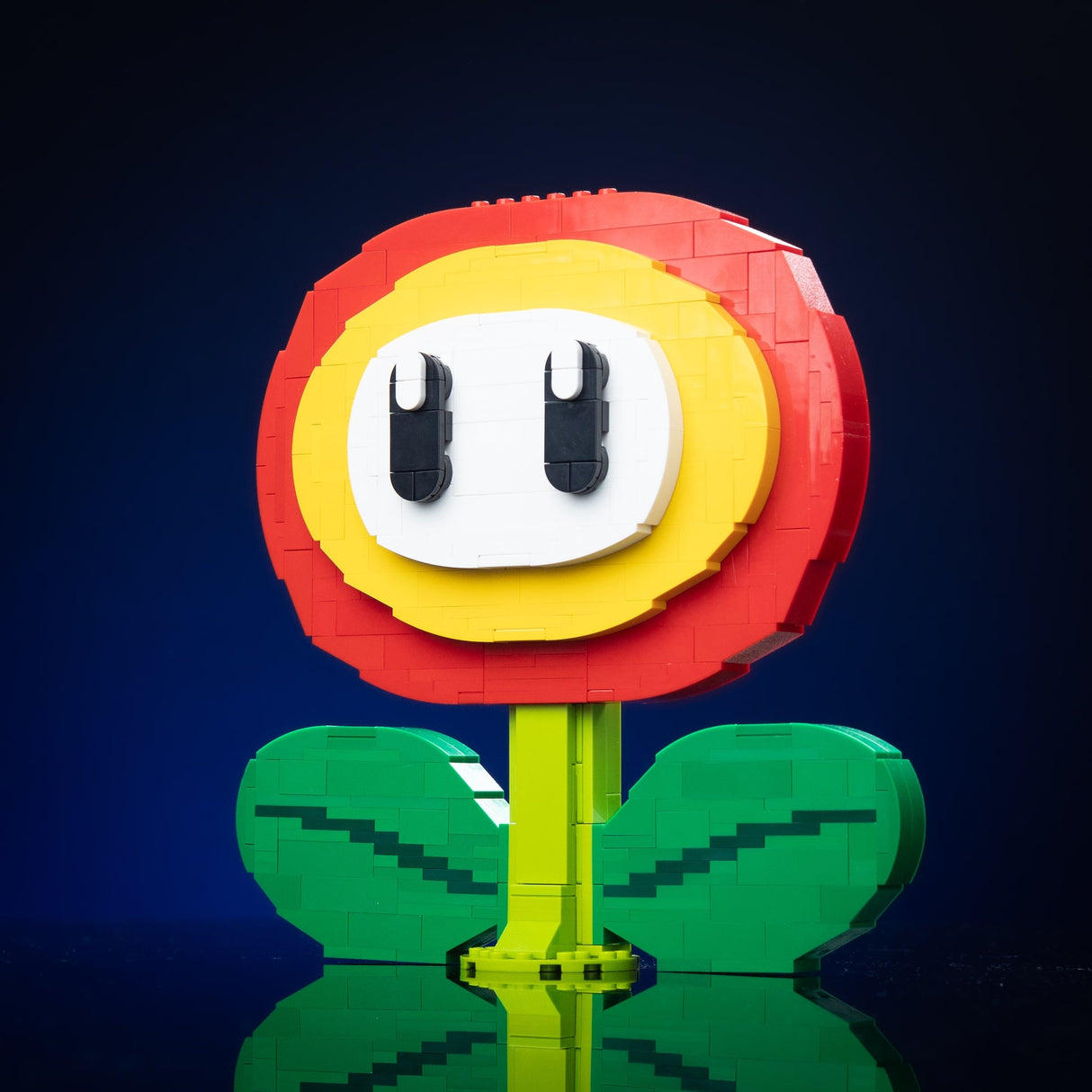 Life-Sized Fire Flower from Bricker Builds
