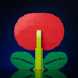 Life-Sized Fire Flower from Bricker Builds