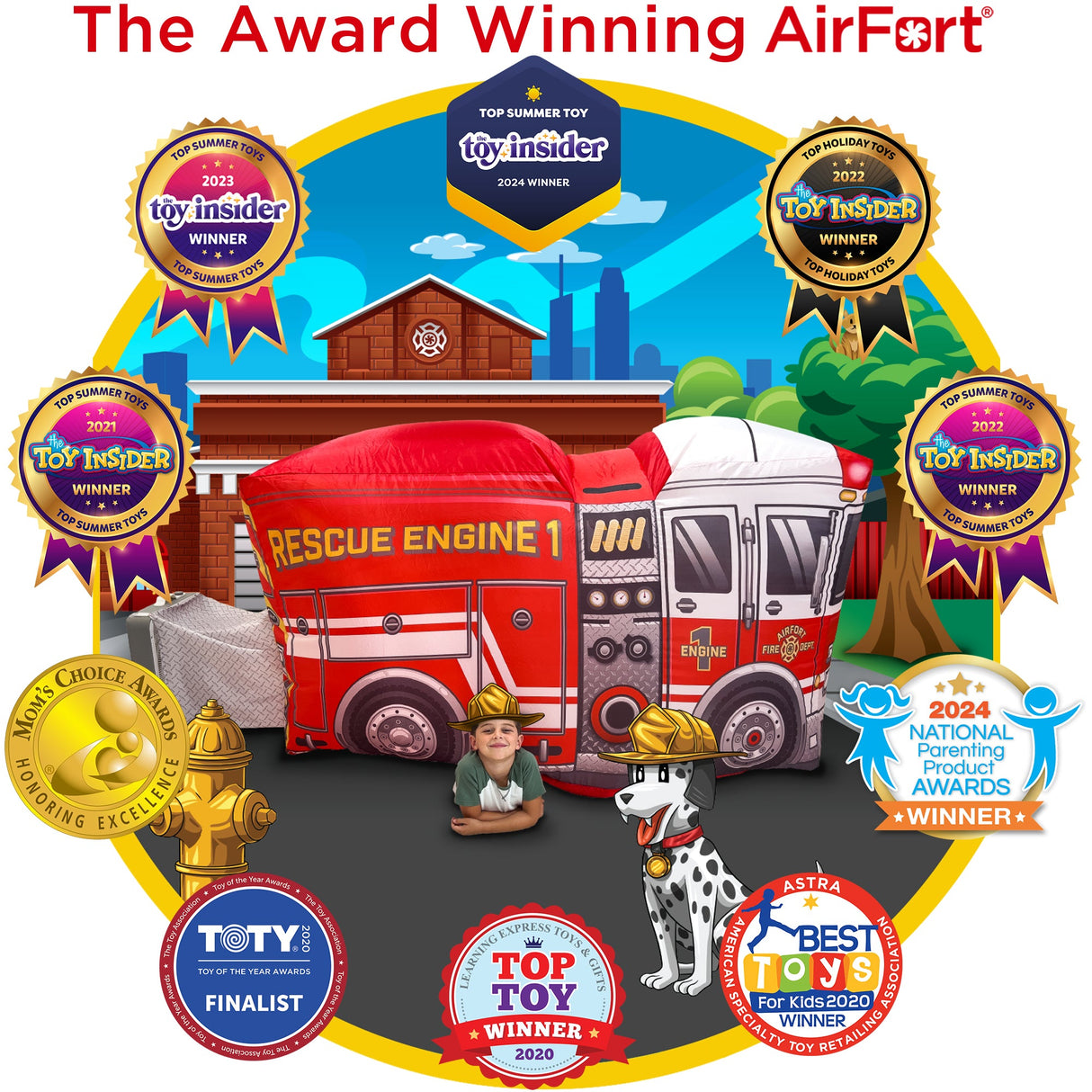 The Original AirFort - Firetruck from AirFort.com