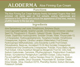 Aloe Firming Eye Cream from ALODERMA