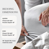Bamboo Fitted Sheet - Ocean from BedVoyage