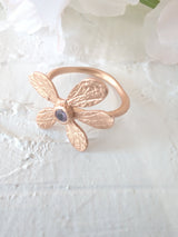 Five Petal Wildflower Ring from Ash & Rose