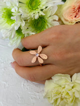 Five Petal Wildflower Ring from Ash & Rose