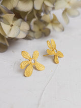 Five Petal Wild Flower Earrings from Ash & Rose