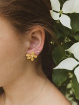 Five Petal Wild Flower Earrings from Ash & Rose