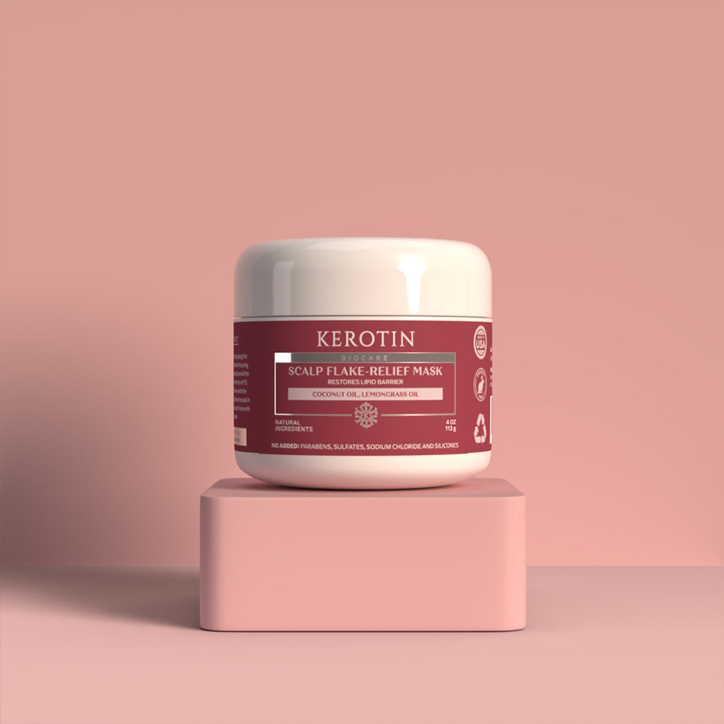 Scalp Flake-Relief Mask From Kerotin