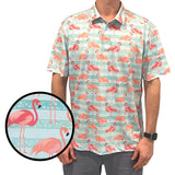 Flamingo Paradise Everyday Polo from Tropical Bros