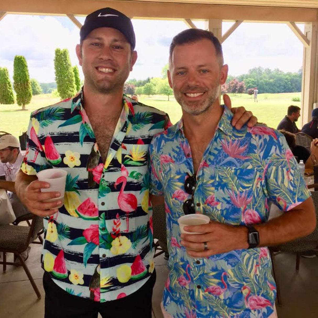 Flamingo Rum Club Hawaiian Shirt from Tropical Bros
