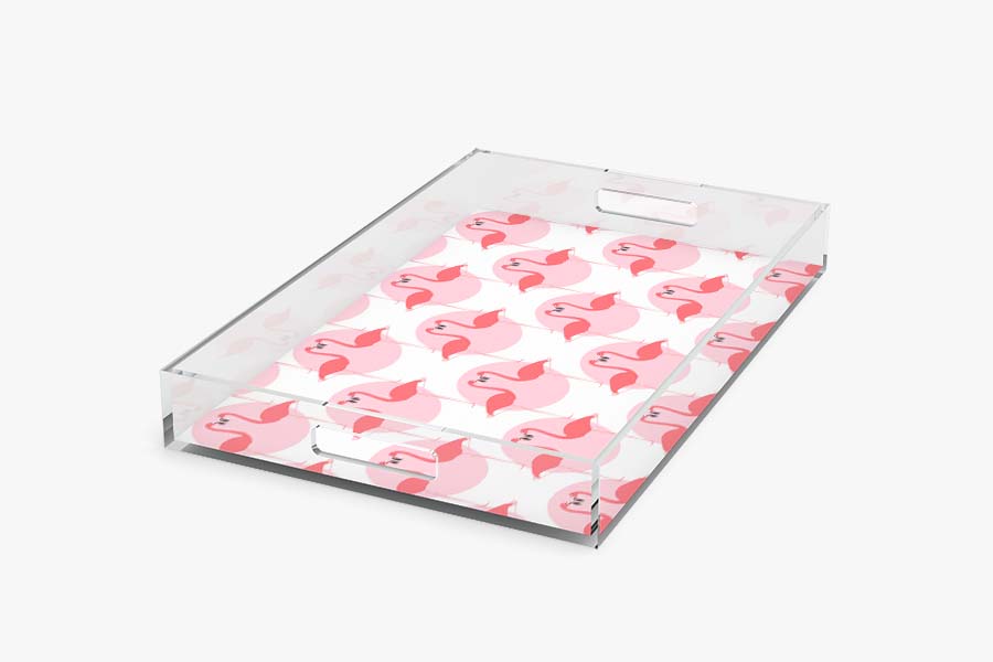 Flamingo Acrylic Tray from CB Studio