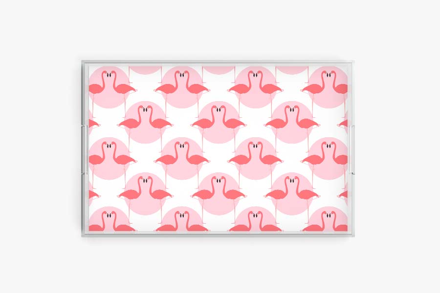 Flamingo Acrylic Tray from CB Studio