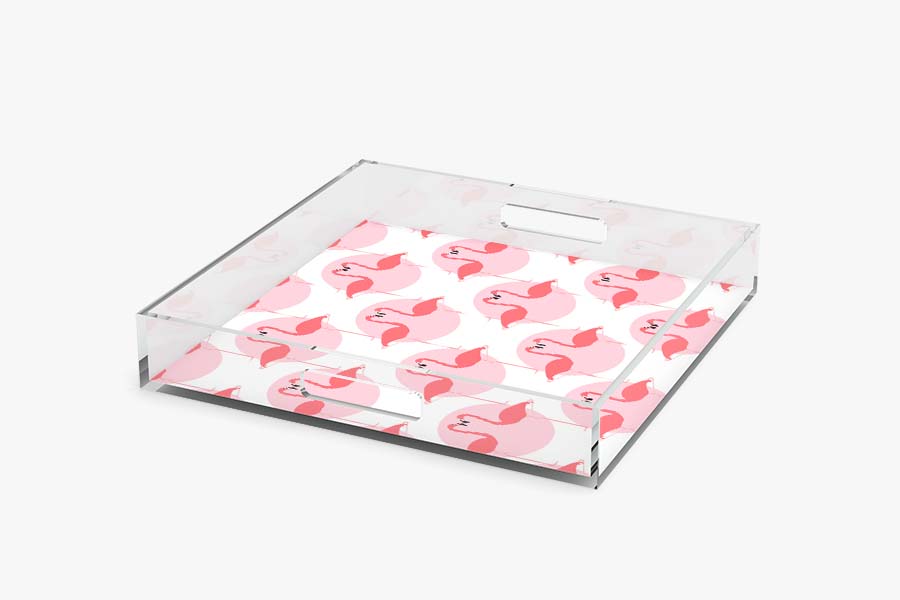 Flamingo Acrylic Tray from CB Studio