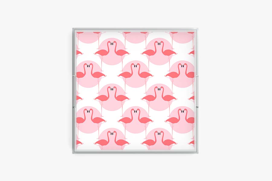 Flamingo Acrylic Tray from CB Studio
