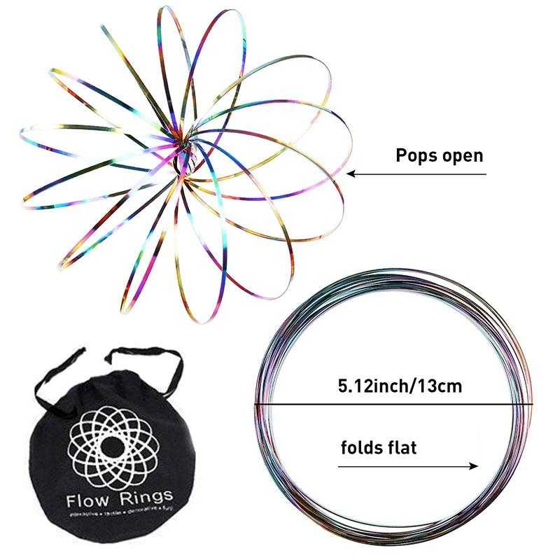 Flow Rings - Kinetic Spinner Toy from Ultrapoi