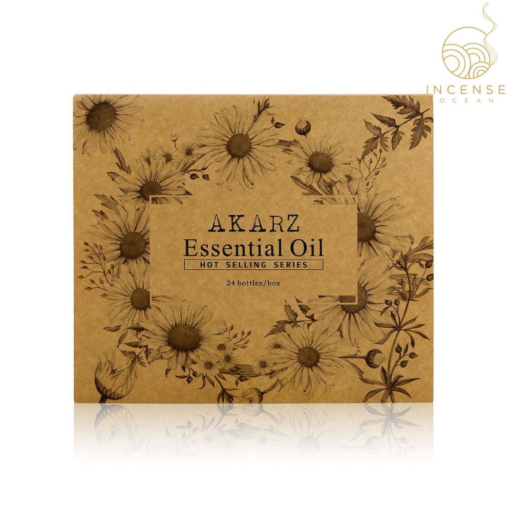 Flower Series Essential Oils For Burners Set of 24 from incenseocean