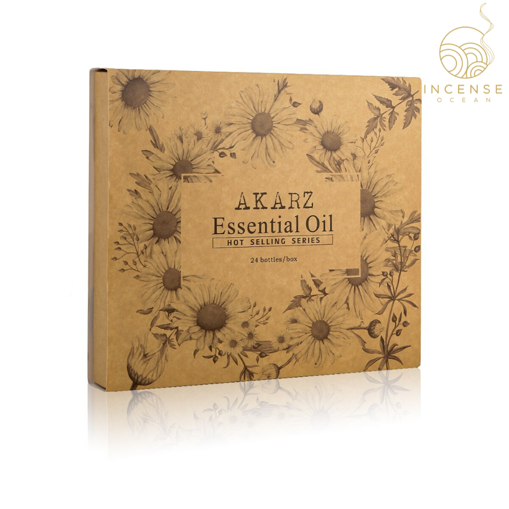 Flower Series Essential Oils For Burners Set of 24 from incenseocean