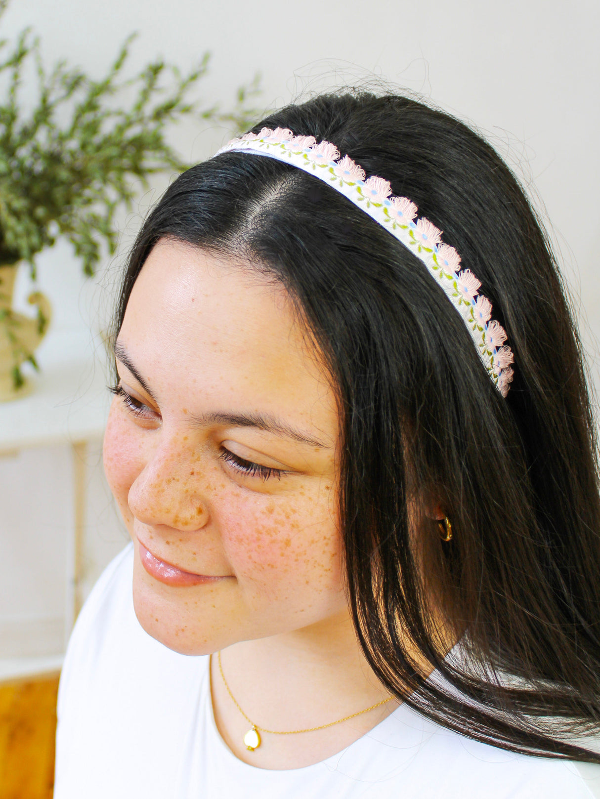 Flower Garden Skinny Headband from Ash & Rose
