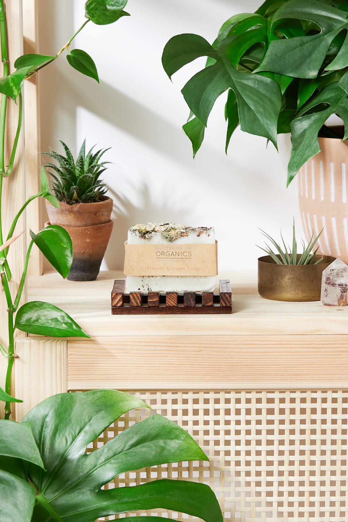 Flower Garden Soap / Organic Soap / Vegan Soap / Handmade Soap / Cold Process Soap from Butter Me Up Organics