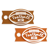 Football Mom Stanley Tumbler Tag from The Cotton & Canvas Co.