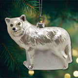 Arctic Winter Wolf Christmas Ornament from OrnamentallyYou