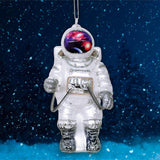 Astronaut Glass Christmas Ornament from OrnamentallyYou