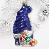 Bingo Gnome Glass Christmas Ornament from OrnamentallyYou