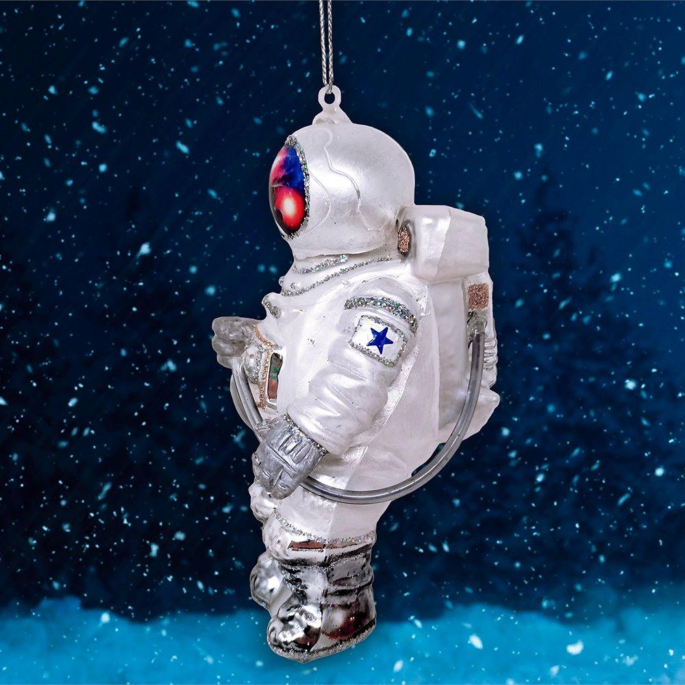 Astronaut Glass Christmas Ornament from OrnamentallyYou