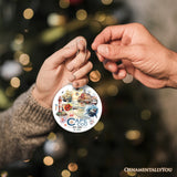 Artistic Cape Cod Exhibit Ornament, Massachusetts Landmark and Souvenir Gift from OrnamentallyYou