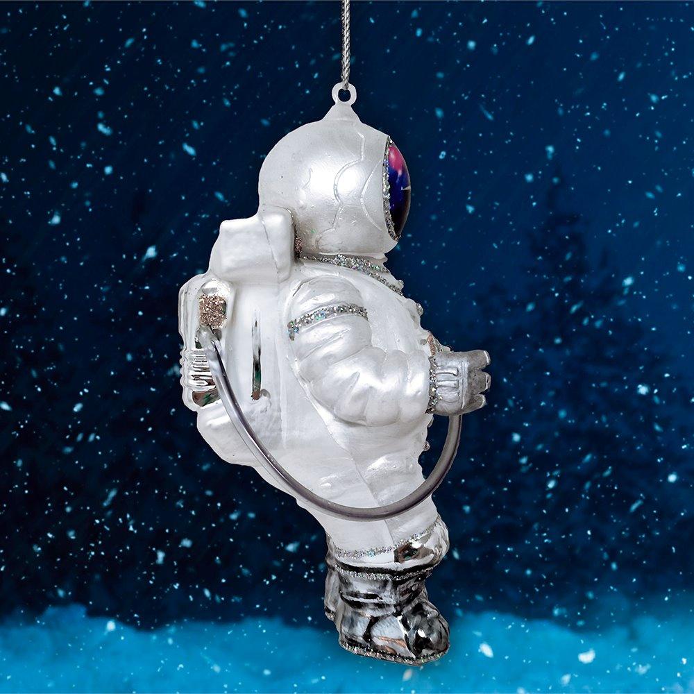 Astronaut Glass Christmas Ornament from OrnamentallyYou