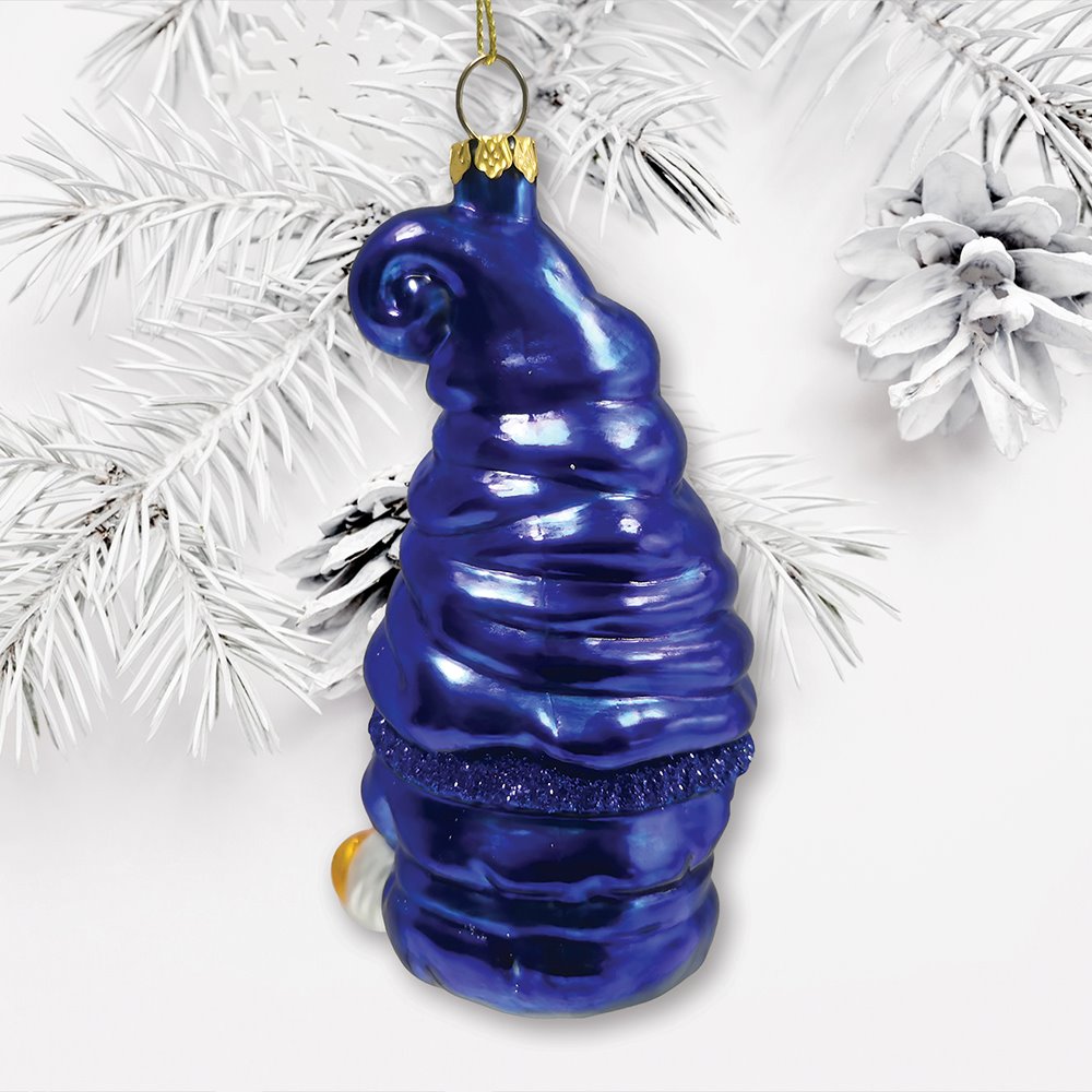 Bingo Gnome Glass Christmas Ornament from OrnamentallyYou