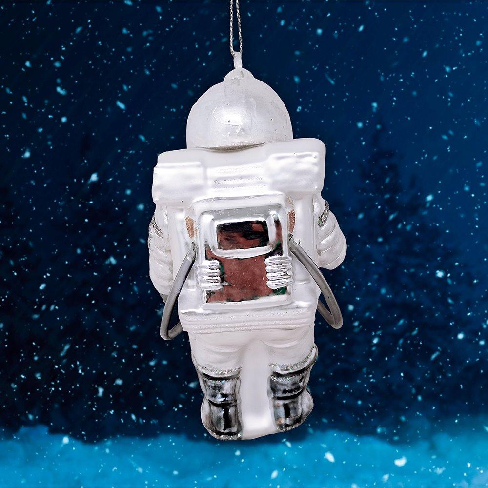 Astronaut Glass Christmas Ornament from OrnamentallyYou
