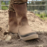 Rancher 11” Waterproof Soft Toe Work Boot - Brown From Chinook Footwear