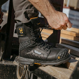 Scorpion 9” Composite Toe Men’s Waterproof Work Boot - Black From Chinook Footwear