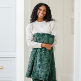 PATTERNED FAUX FUR THROW BLANKETS From Saranoni