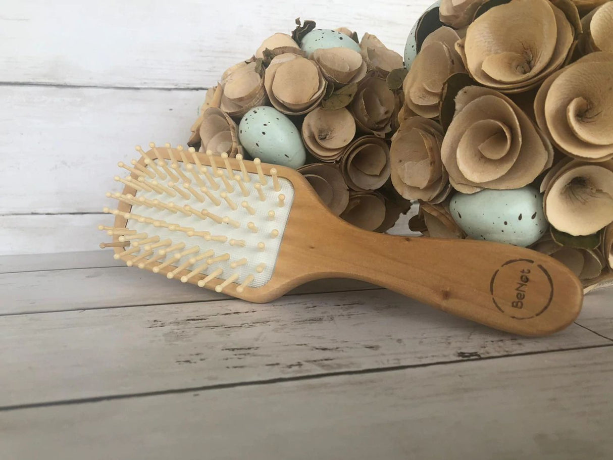 Natural Wooden Detangling Hair Brush from Choixe