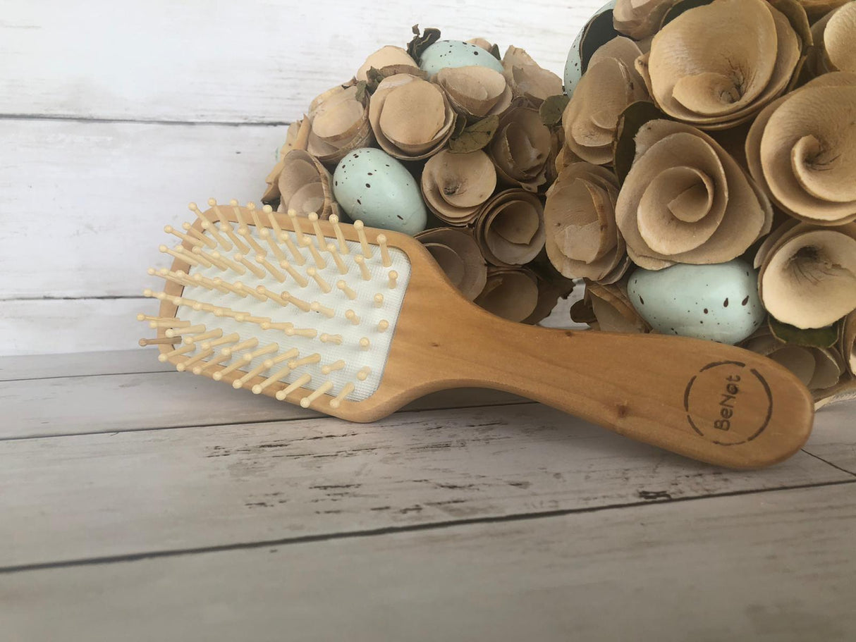 Wooden Detangling Hair Brush from BeNat