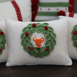 Peekaboo Fox Mini Pillow from Melange Collection
