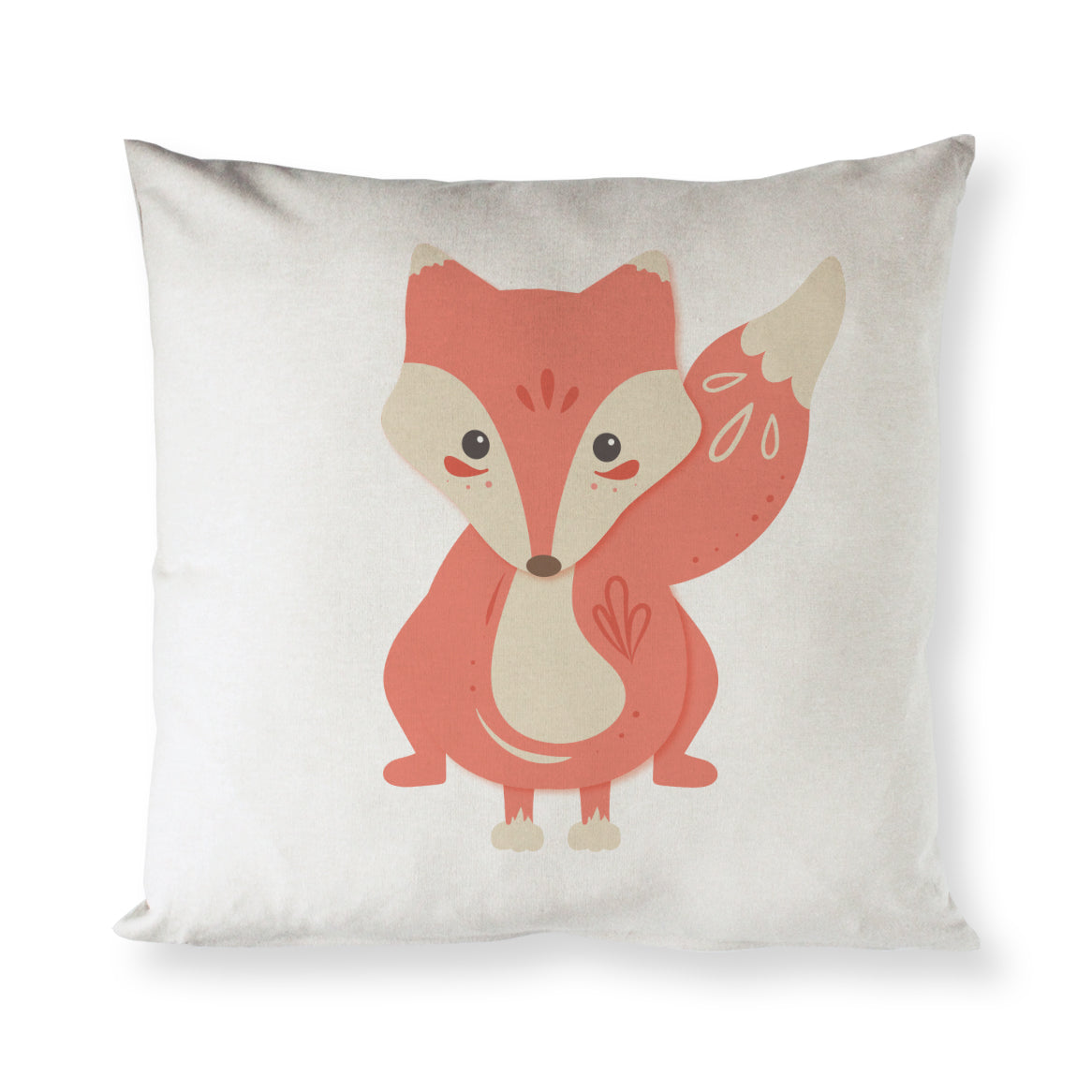 Fox Cotton Canvas Pillow Cover from The Cotton & Canvas Co.
