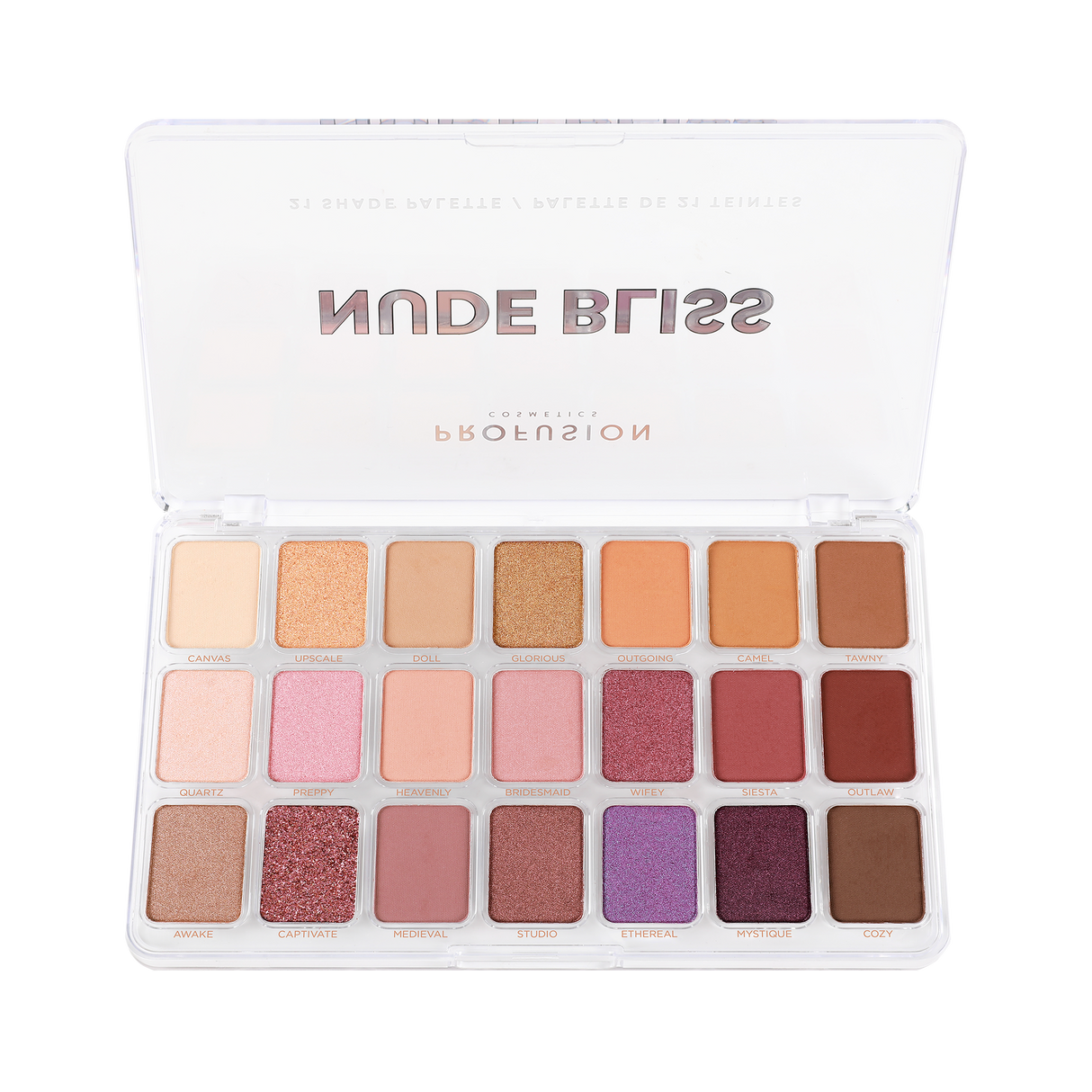 Artistry 21 Shade Palette - Nude Bliss from Profusion Cosmetics