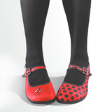 Chocolaticas® Ladybug Women's Mary Jane Flat from Hot Chocolate Design