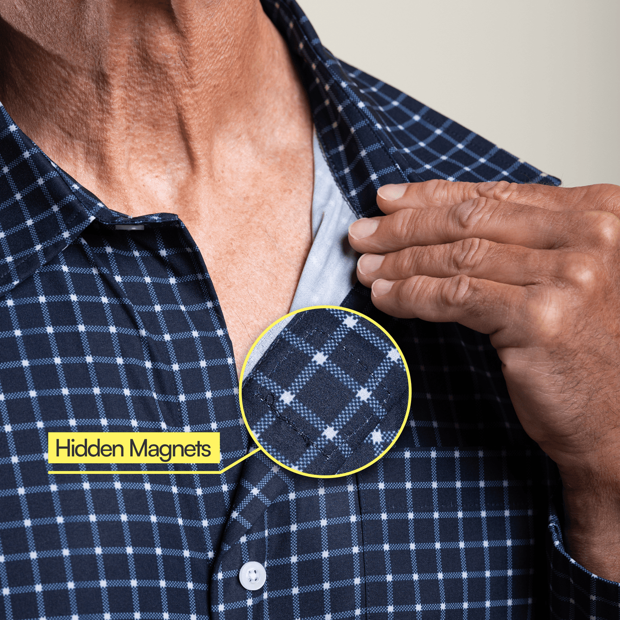Magnetic Button-Down for Men | Relaxed-Fit from Joe & Bella