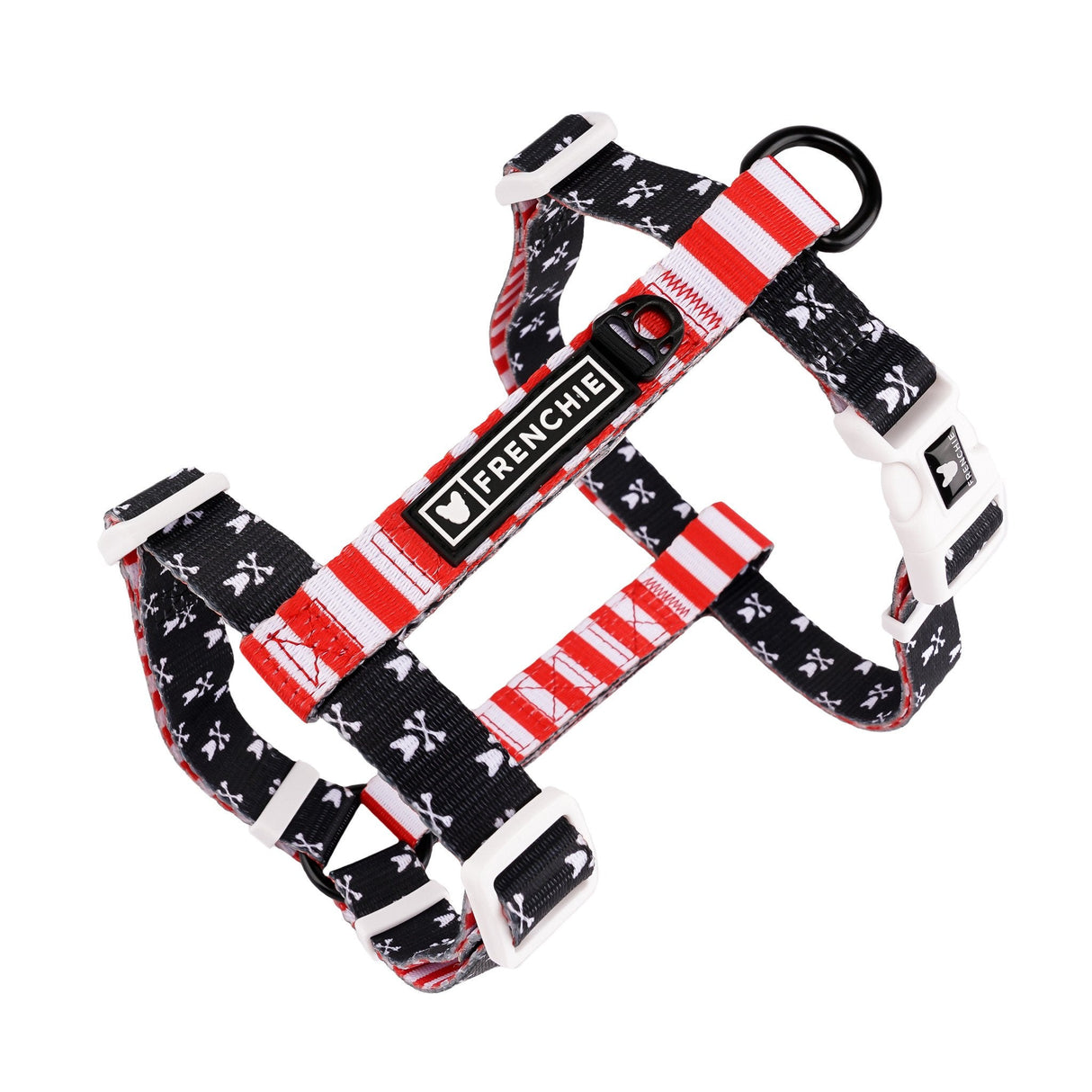 Frenchie Strap Harness - Bad to the Bone from Frenchie Bulldog
