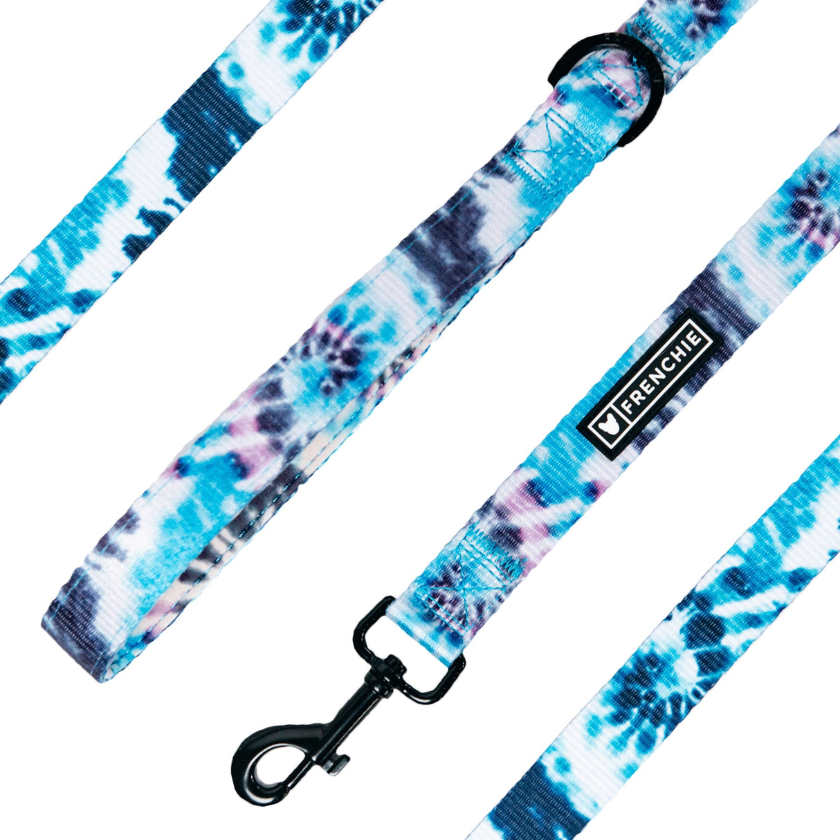 Frenchie Comfort Leash - Trippy Tie Dye from Frenchie Bulldog