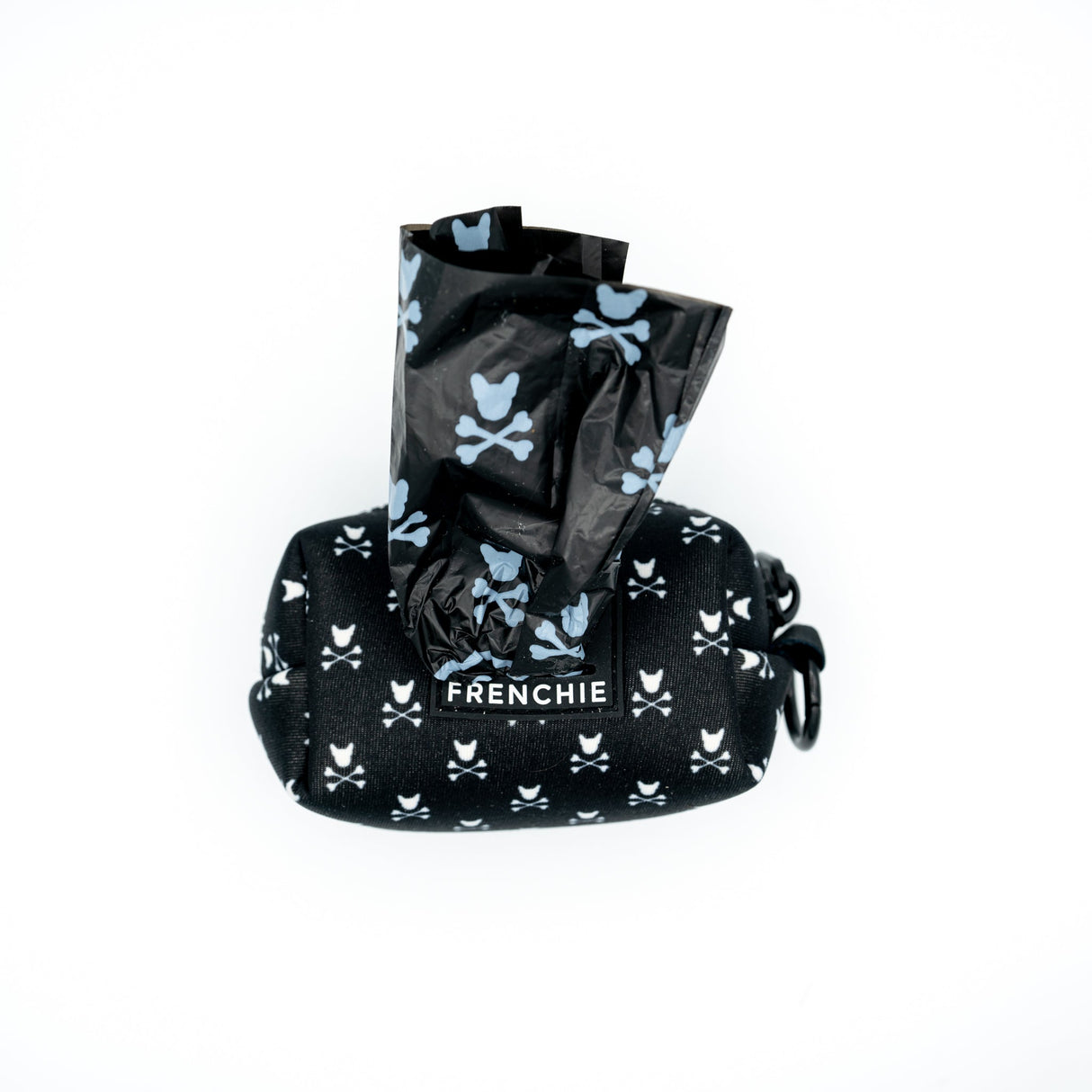 Frenchie Poo Bag Holder- Bad to the Bone from Frenchie Bulldog