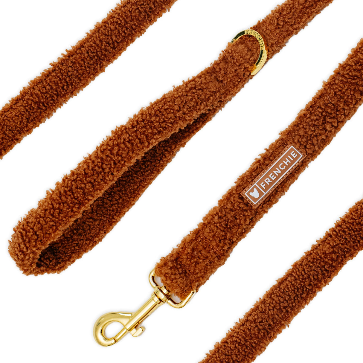 Frenchie Comfort Leash - Teddy Brown from Frenchie Bulldog