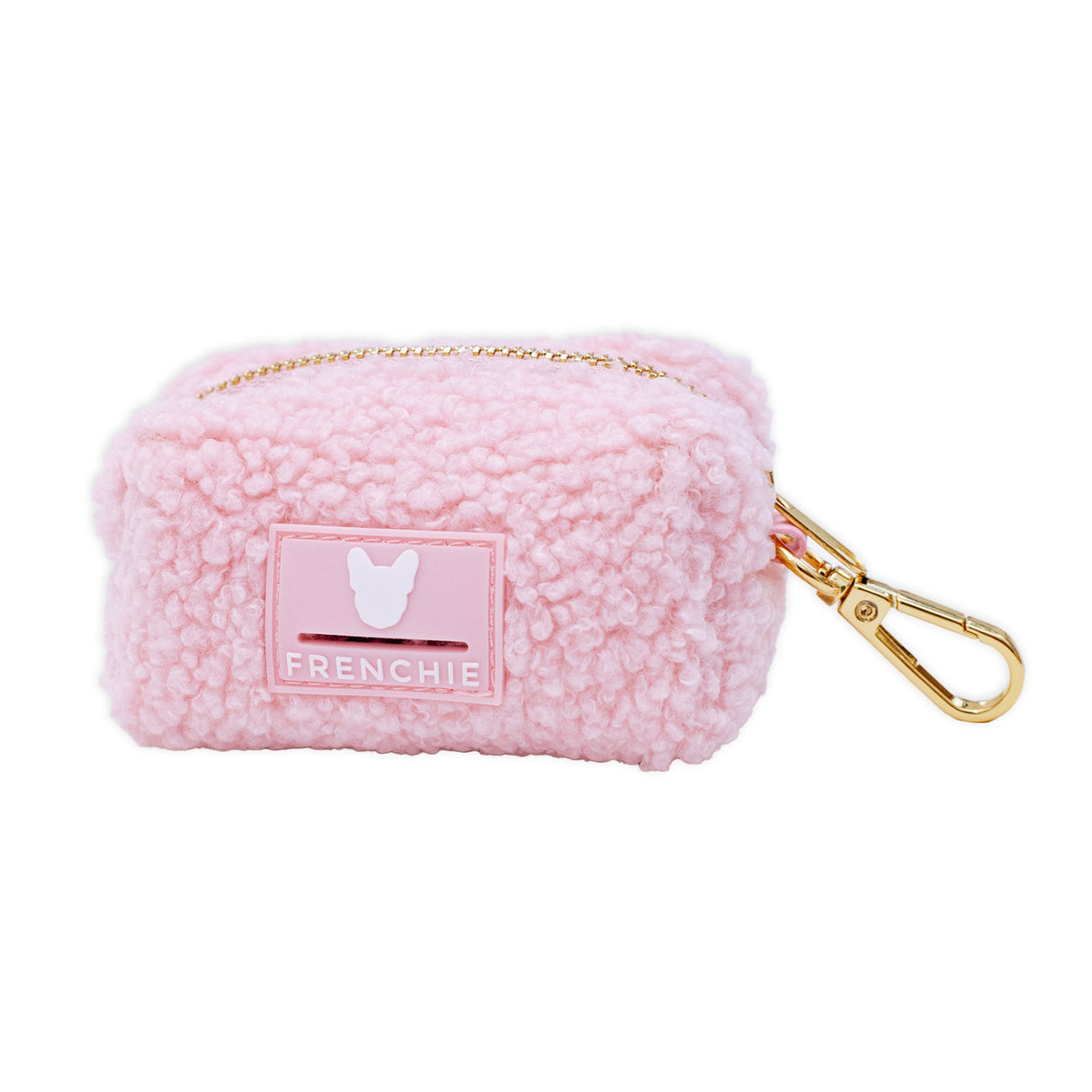 Frenchie Poo Bag Holder - Teddy Pink from Frenchie Bulldog